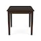 Lesro Lenox End Table, 20 in W, 20 in L, 20 in H, Mocha LW0620 - alternate 1
